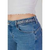 Liu Jo Light Blue Cotton Bootcut Jeans