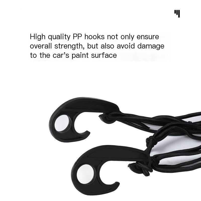 Outdoor Camping Vehicle Mesh Net with Elastic Tie Down