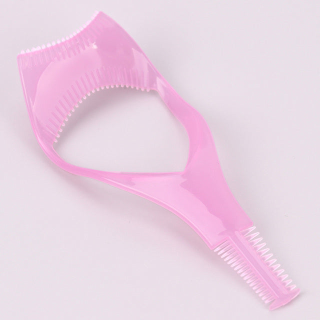 3 in 1 Eyelash Tools: Curler, Shield, and Comb