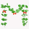 2 Pieces Fake Plastic Grapes Vines for Home Decor