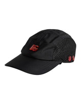 Dolce & Gabbana Black Nylon Logo 6 Panels Baseball Cap