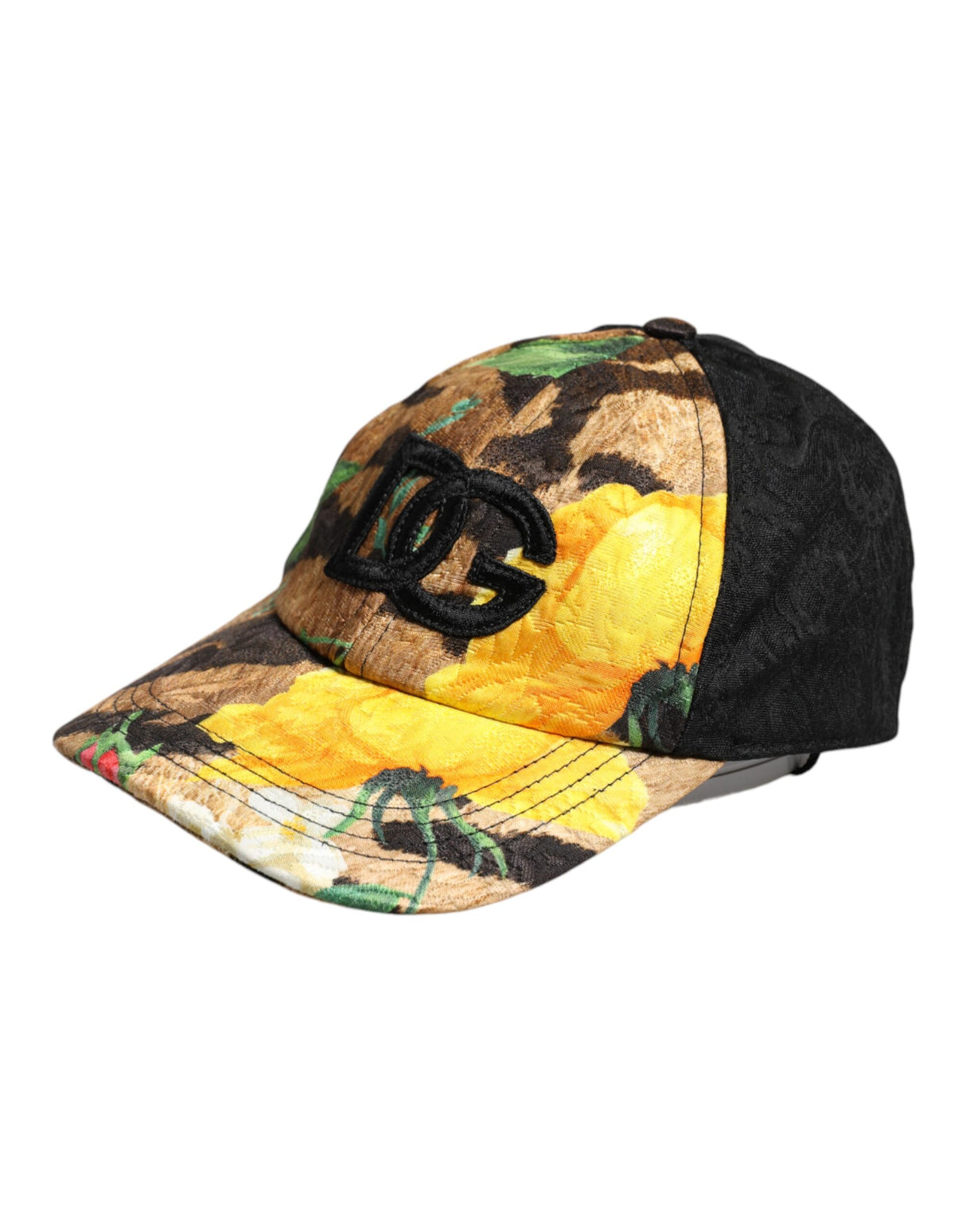 Dolce & Gabbana Multicolor DG Logo Patch 6 Panels Baseball Cap