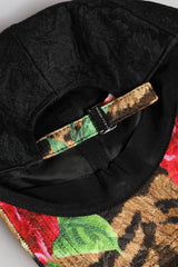 Dolce & Gabbana Multicolor DG Logo Patch 6 Panels Baseball Cap