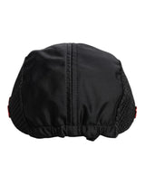 Dolce & Gabbana Black Nylon DG Logo 6 Panels Baseball Cap