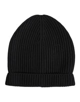 Dolce & Gabbana Black Cashmere Knitted Winter Beanie Hat