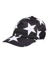 Dolce & Gabbana Black Star Print Polyester Baseball Cap