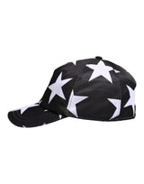 Dolce & Gabbana Black Star Print Polyester Baseball Cap