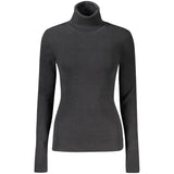 Calvin Klein Black Cotton Turtleneck