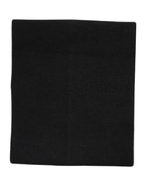 Dolce & Gabbana Black Cashmere Knitted Neck Warmer Foulard Scarf