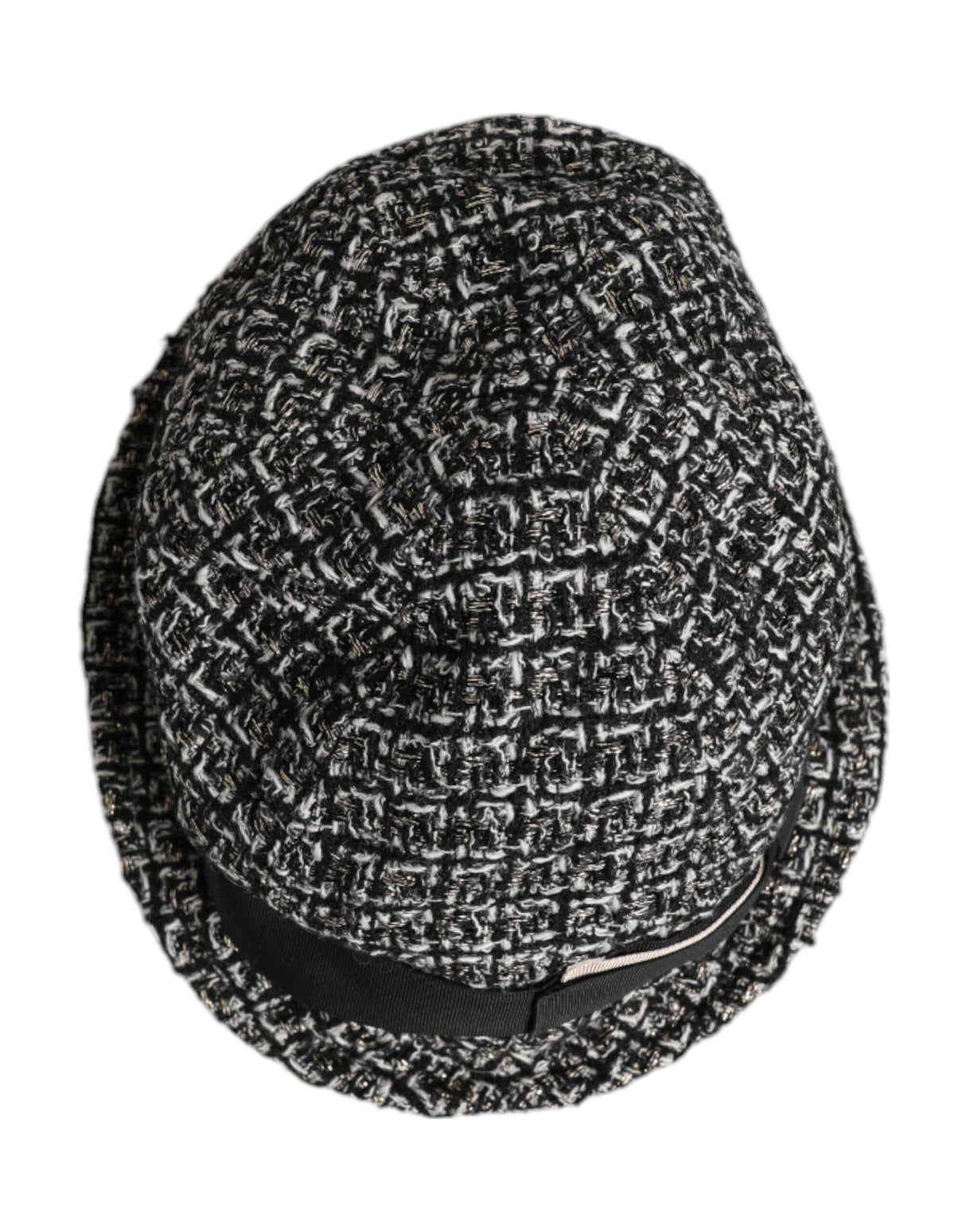 Dolce & Gabbana Black Cotton Blend Bucket Hat