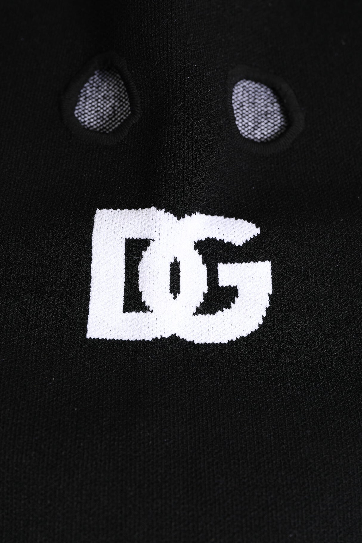 Dolce & Gabbana Black Cashmere Knitted Ski Mask Balaclava Hat
