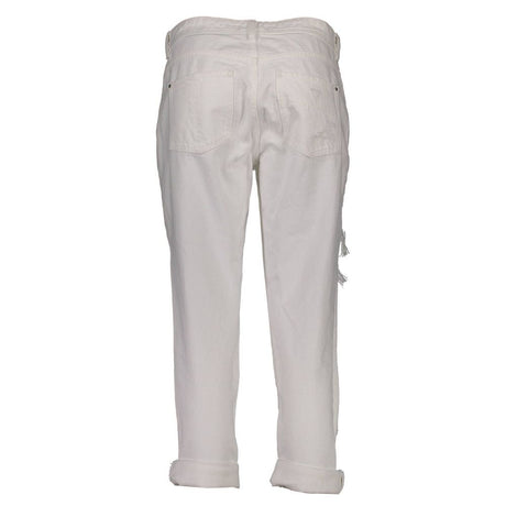 Guess Jeans Bianco Cotton Women Jeans