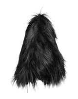 Dolce & Gabbana Black Acrylic Fur Womens Bucket Hat