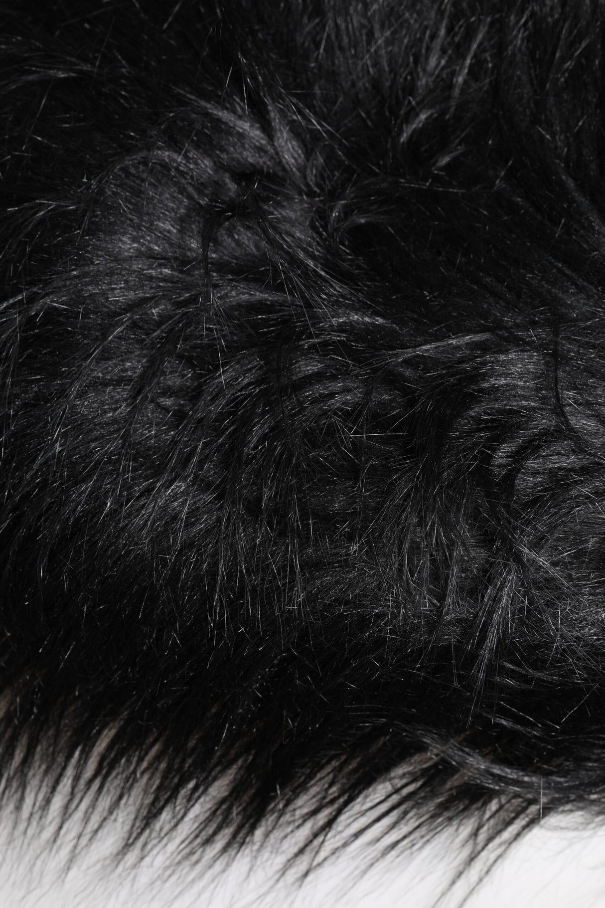 Dolce & Gabbana Black Acrylic Fur Womens Bucket Hat