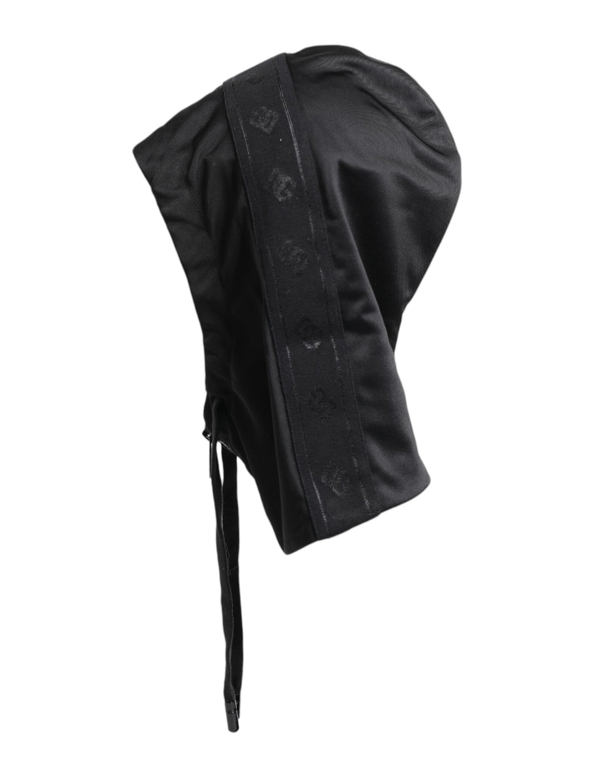 Dolce & Gabbana Black Polyester Whole Head Wrap Hat
