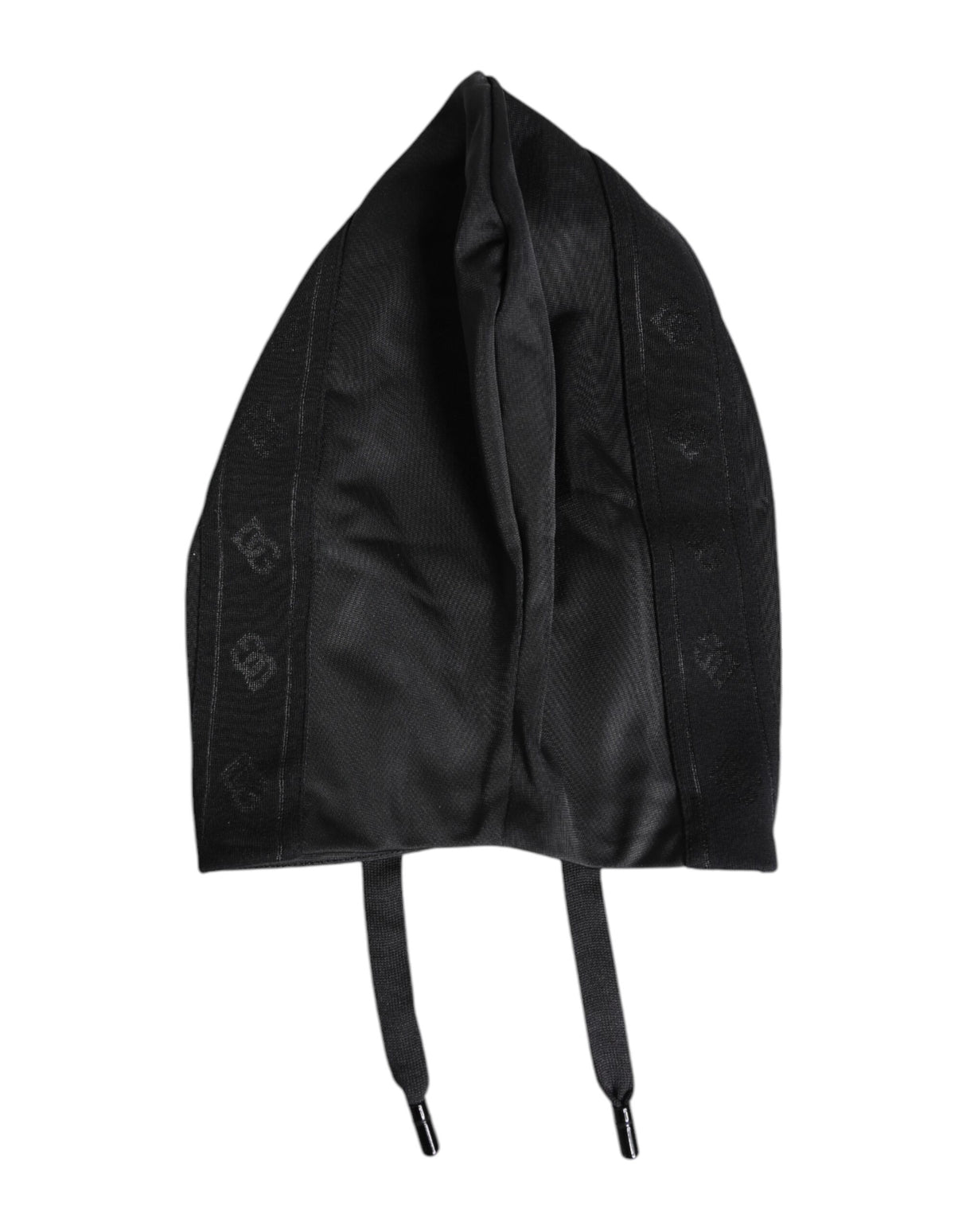 Dolce & Gabbana Black Polyester Whole Head Wrap Hat