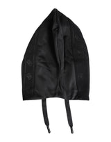 Dolce & Gabbana Black Polyester Whole Head Wrap Hat