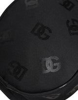 Dolce & Gabbana Black DG Monogram Polyester Jacquard Bucket Hat