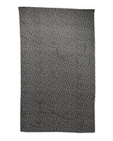 Dolce & Gabbana Black Polka Dots Polyester Wrap Shawl Scarf