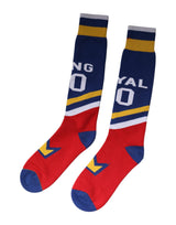Dolce & Gabbana Multicolor Cotton Stretch Over Calf Socks
