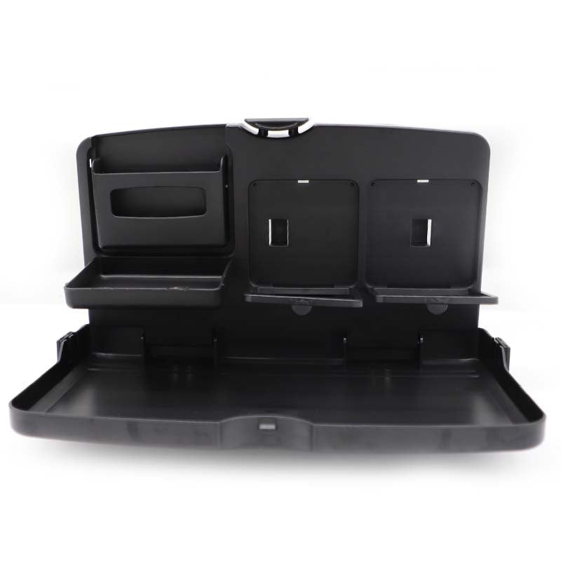 Car Seat Back Dining Table with Foldable Drink Holder
