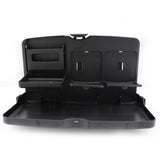 Car Seat Back Dining Table with Foldable Drink Holder