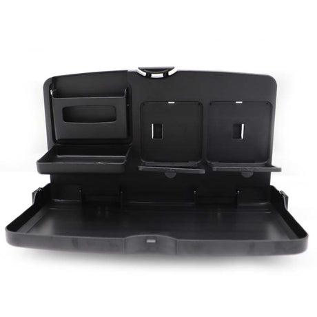 Car Seat Back Dining Table with Foldable Drink Holder