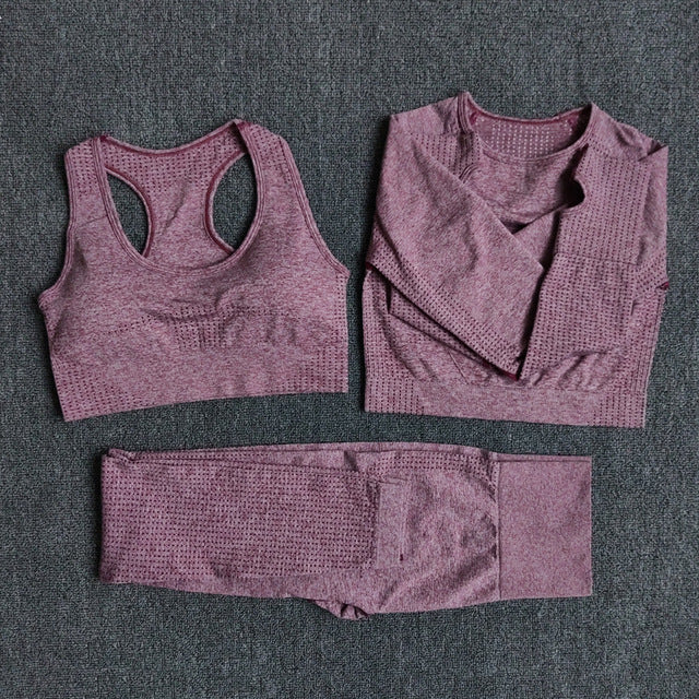 High Waist Yoga Pants Set