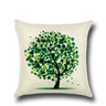 Stylish Cartoon Floral Tree Pillowcase for Home Decor