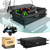 10L0L Golf Cart Cargo Bag for 4 Passenger Golf Carts Golf Car Storage Bag Grocery Shopping Bag for EZGO TXT/RXV Club Car DS/Precedent Yamaha Golf Cart