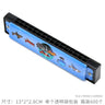 Wooden Painted Harmonica for Kids - 16 Holes Educational Toy