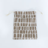 Cotton Linen Drawstring Storage Bag for Students