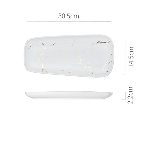 Nordic Style Fish Plate - Creative Ceramic Dish