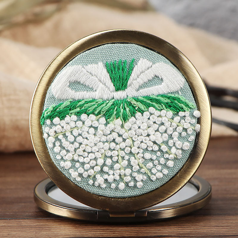 DIY Embroidery Kit for Makeup Mirror Beginners