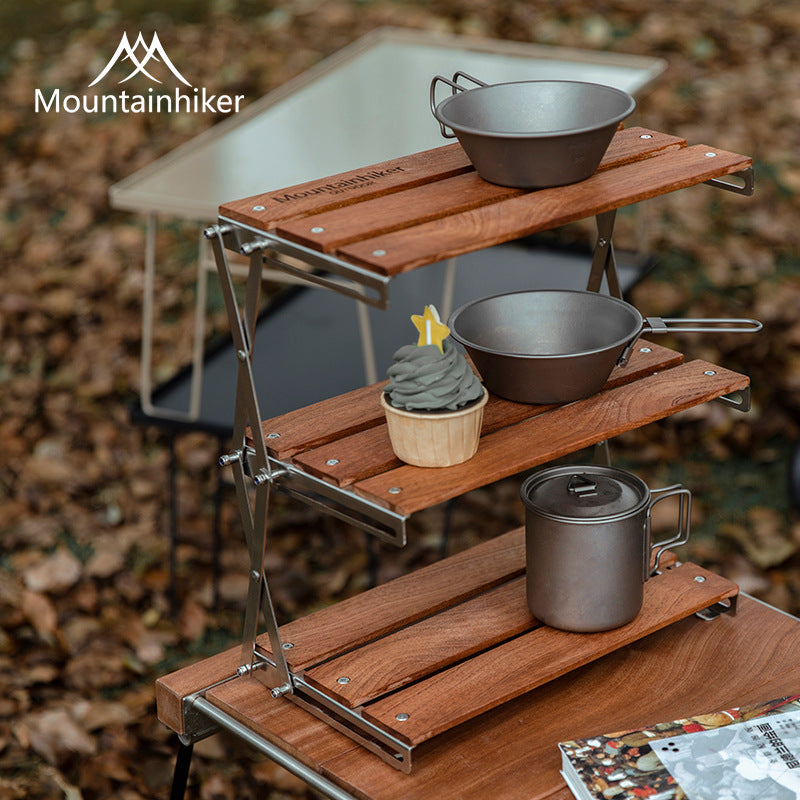 Portable Multi-Functional Folding Camp Shelf (3-Tier)