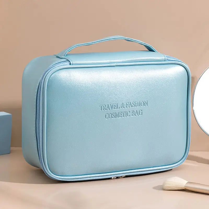 Waterproof PU Makeup Bag for Women - Toiletries Organizer