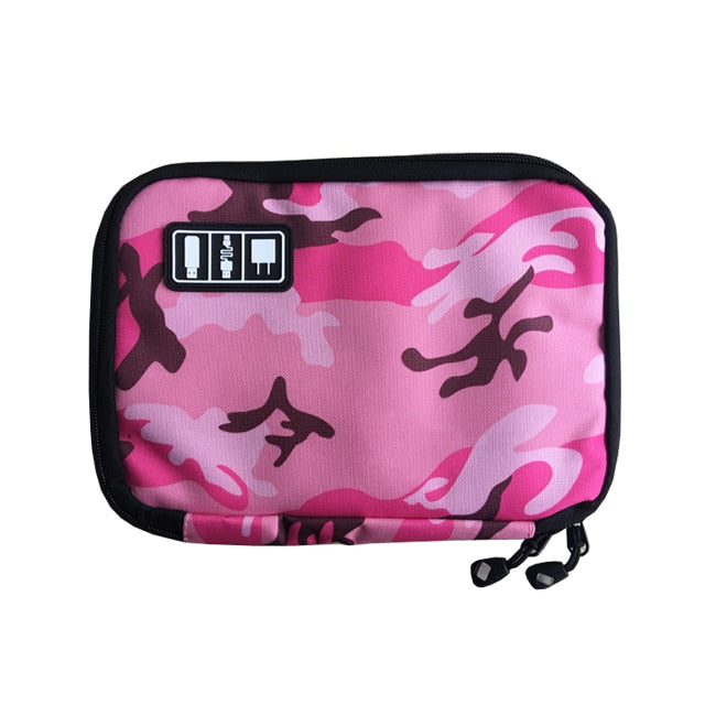 USB Cable Organizer Travel Bag for Digital Accessories
