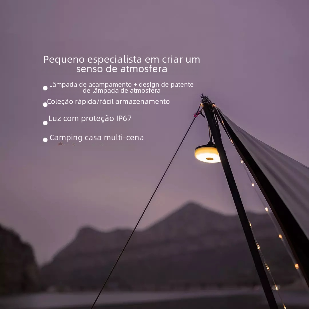 Natuo Starry Sky Camping LED String Lights for Tents