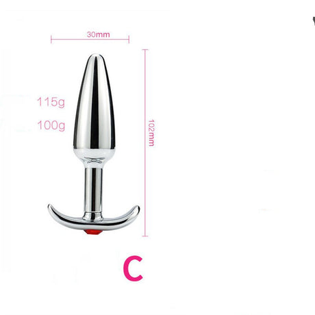 Metal Anal Toy Set for Adult Pleasure and Exploration