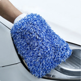 Microfiber Coral Fleece Car Wash Glove – Soft Cleaning Mitt for Auto Detailing & Household Use