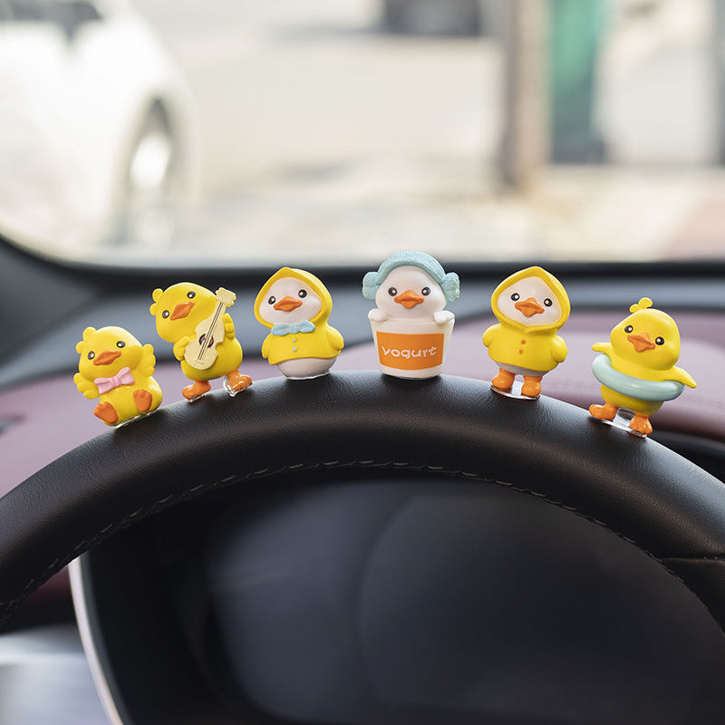 Cute Duck Car Interior Decoration for Dashboard Display