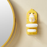 Little Yellow Duck Makeup Sponge Holder Wall Rack