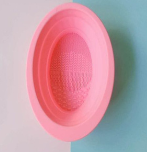 Folding Silicone Makeup Brush Washing Bowl (Single)