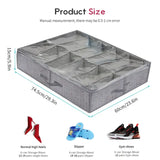 Under Bed Shoe Storage Organizer for 24 Pairs