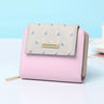 Senlina 2024 New Women's Short Zipper Wallet, Cartoon Design