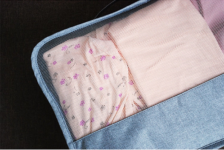 Cation Travel Organizer Bag Set - 7 Pieces Customizable