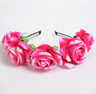 Rose Flower Wreath Headband Photography Accessory