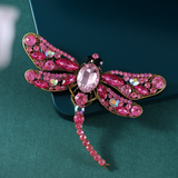 Vintage Dragonfly Brooch Scarf Clip Fashion Accessory