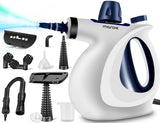 Handheld Pressurized Steam Cleaner with 11-Piece Accessory Set Multi-Surface Steamer for Cleaning All Natural Steam Cleaner for Home Upholstery Car Floor Kitchen and More