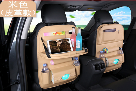 Car Seat Organizer with Foldable Table
